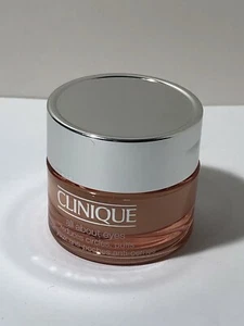 New! Clinique All About Eyes reduces circles, puffs .5 oz 15 ml ~ Full Size - Picture 1 of 2