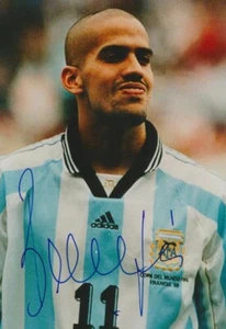 Juan Veron original signiertes Foto 10 x 15 cm - Picture 1 of 1