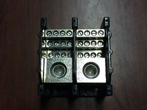 Buss 16375-2 Verteilerblock 600 Volt 2-polig 420 Ampere - Bild 1 von 4