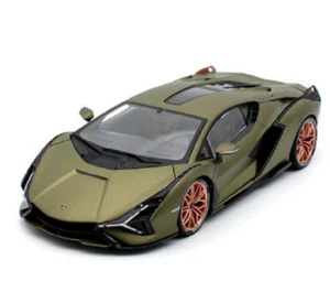 Bburago 1:18 Lamborghini Sian FKP 37 Hybrid Diecast MODEL Racing Car NEW IN BOX - Picture 1 of 8
