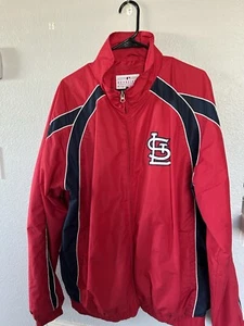 STL Cardinals Water Resistant Windbreaker - Picture 1 of 3