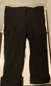 Motherhood Maternity Women’s Capri Pants Black With Pockets Size Large - Picture 1 of 5