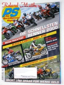 PS 11-00+DUCATI 750+MV AGUSTA+KTM 620+SUZUKI SV/GSX-R+HONDA CBR+APRILIA+KAWASAKI - Bild 1 von 1