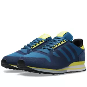 Adidas ZX 500 OG gewebt - dunkler Schiefer/Held blau/gelb (M21386) - UK 10 - Bild 1 von 7