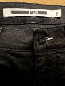 Alexander Mcqueen Jeans Hose 34 Schwarz Herren Neu - Bild 1 von 3