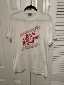VTG 80's Let the Good Times Roll Canterbury Productions Single Stitch T-Shirt XL - Picture 1 of 4
