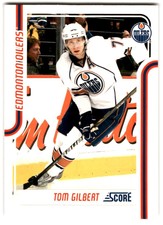 2011-12 Score Glossy Tom Gilbert #196 Edmonton Oilers