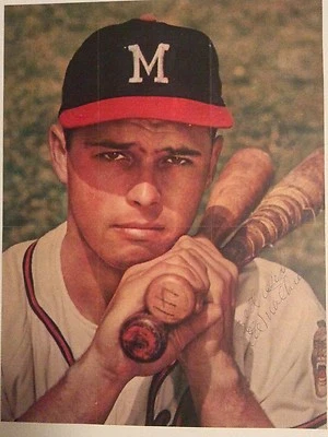 Eddie Mathews Autograph Sport Mag Photo  PSA DNA  Braves  Signed  Auto - Image 1 of 3