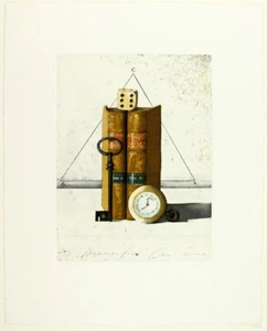 Wolfgang Zelmer - Cicero - handsigniert Original Mehrteller Farbradierung - Bild 1 von 2