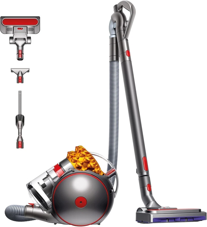 Dyson Cinetic Big Ball Multifloor 2 Staubsauger - Gelb/Silber (230278-01)