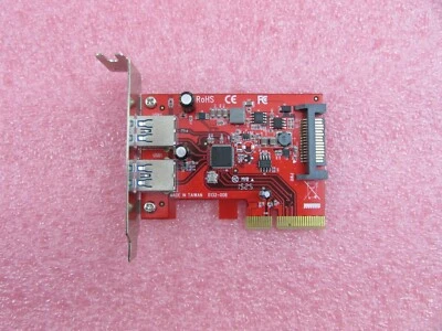 Addonics AD2U31PX2 USB 3.1 2-Port PCIe 4x Controller Low Profile Brackets - Image 1 of 4