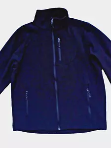 Black Diamond Men Jacket Soft Shell Fleece Backing Full Zip size M Black Color - Picture 1 of 4