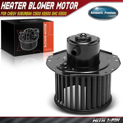 Motor calentador soplador aire acondicionado HVAC para Chevy Suburban C1500 K2500 GMC K1500 C1500 delantero Foto 1 de 4