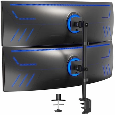 VIVO Dual Ultrawide Monitor Desk Mount, Stand for 2 Computer Screens up to 49" - Image 1 of 4