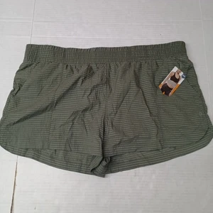 Pantaloncini corti donna Avia Hybrid Run taglia XXXL 22 verdi fodera tasche pull on - Foto 1 di 8