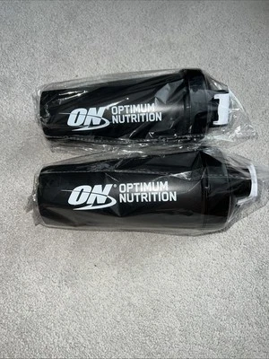 2 X GENUINE Optimum Nutrition ON Gold Shaker 600ml Mixer New and Sealed  - Image 1 of 3