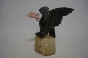 Escultura de piedra natural California Condor tallada a mano - Imagen 1 de 20