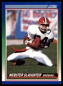 1990 Score Webster Slaughter Cleveland Browns #355 - Picture 1 of 2