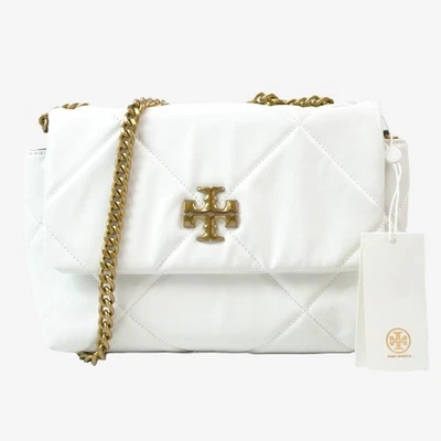 Tory Burch Kira Diamond Quilt Convertible Small Shoulder Bag In Cirro 154706 - Image 1 of 4