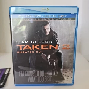 Taken 2 Blu-ray/DVD, 2013, 2-Disc Set, Unrated/Theatrical Includes Digital... - Foto 1 di 3