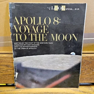 Look Magazine Apollo 8 Voyage to the Moon Special Issue RARE vintage 1969 - Picture 1 of 7