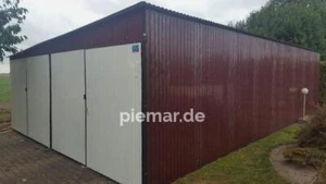 Blechgarage 6x8x2,4m Halle Fertiggarage Garage Lager inkl. Lieferung 12192!! - Bild 1 von 7