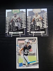 2023 Tre Tucker Rookie Lot Absolute Green 133 Rated Rookie 362 Raiders - Bild 1 von 2