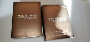 2 lot of Myrurgia Yacht Man Chocolate for Men - 3.4 oz EDT Spray new unsealed - Picture 1 of 2