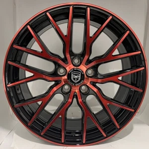 G43 18 inch Black Red Rims fits JAGUAR XE 2.0 2017 - 2018 - Picture 1 of 7