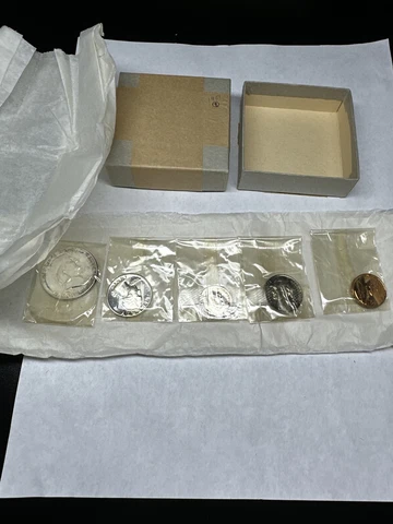 1951 Original US Mint Silver Box Proof Set Original Cover