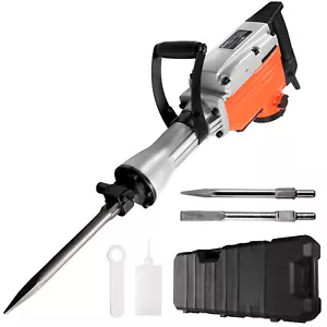 Abbruchhammer Stemmhammer 1500W 45J 2 Meißelbohrer Schlaghammer 1800U/min - Bild 1 von 12
