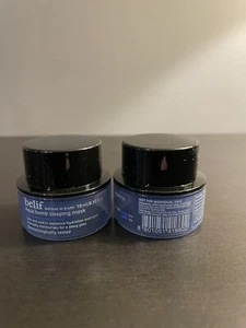 Belif Aqua Bomb Sleeping Mask 10 ml .33 fl oz Travel Size NEW X2 - Picture 1 of 2