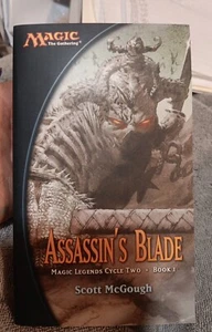 VG Book Assassins Blade Legend's Cycle by Scott McGough 2002 Magic Books - Imagen 1 de 8