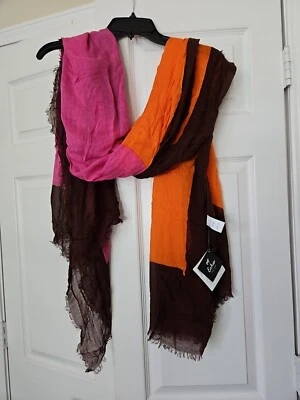 Echo Women’s Brown/Orange/Pink Cover Up Wrap Size One Size - Image 1 of 4