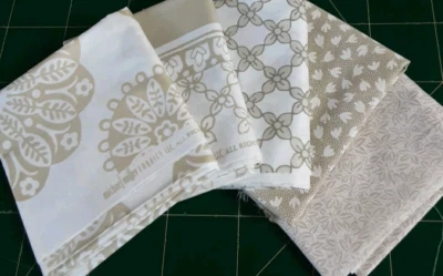 Quality Quilting Patchwork Craft Cotton Fabric  5 x .50 x 112cm  2.5mt Total - Image 1 of 4