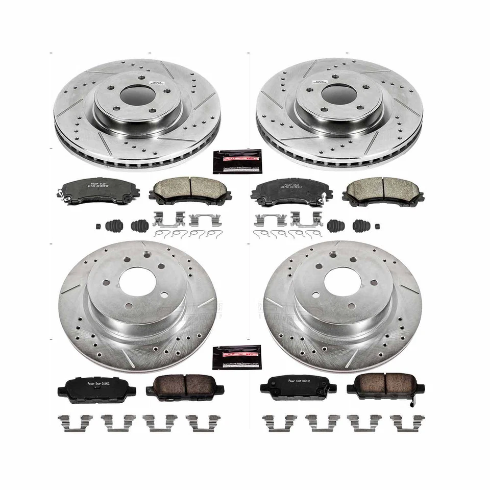 Power Stop K7584 1-Click Z23 Evolution Sport Brake Kit for 16-17 Infiniti QX50 Foto 1 de 1