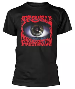 Camiseta Negra Trouble Manic Frustration OFICIAL - Imagen 1 de 2