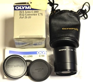 Olympus IS/L C-180 H.Q. converter lens 1.7X for IS-10/IS-100 camera. New. - Picture 1 of 4