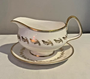 Royal Albert Symphony Gravy Boat w/saucer - 7.5" long which includes handle - Picture 1 of 5
