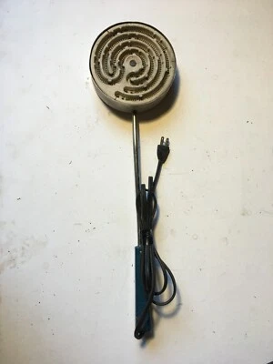 Placa calefactora refractaria antigua vintage 1925 Pat 1561893, para resistencias, RARA Foto 1 de 4