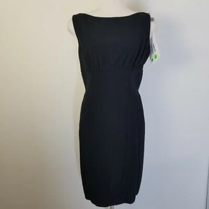 Vestido Dsquared2 Negro Nuevo con Etiquetas 46 8 Mediano Bajo Espalda Ajustado Mini - Imagen 1 de 6