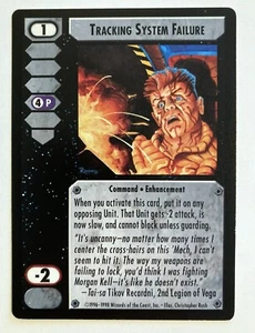 Tracking System Failure Battletech CCG Commander's Edition Command - Picture 1 of 1