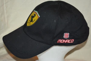 Ferrari 2012 Edition Monaco black Baseball Hat cap BRANDON - Picture 1 of 8