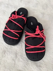 UGG Spaceslider Tech Slider Plateau-Hausschuhe für Damen – 1143951 – schwarz Größe 8 - Bild 1 von 8