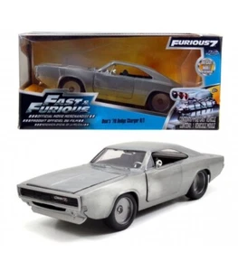 DODGE CHARGER R/T 1968 FAST & FURIOUS 7 SATIN METAL 1:24 - Foto 1 di 1