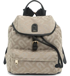 FURLA Calipso S Mini Backpack Cinch/Zipper Closures - Toni Marmo - NEW - Picture 1 of 6