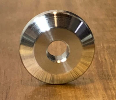 EXTSW BEVELED 1/4” ID x 1” OD x 1/4" Thick 316 Stainless Washer
