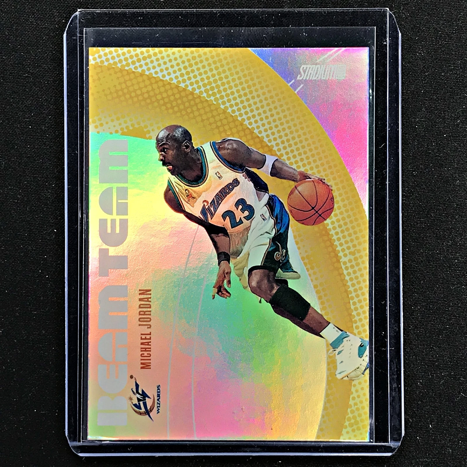 2002 Topps Stadium Club MICHAEL JORDAN Beam Team 9/500