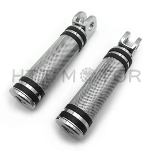 Diamond Chrome Footpegs Footrest Kawasaki Front Vulcan 900 Suzuki Marauder 1600 - Picture 1 of 5