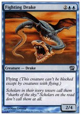 1x Fighting Drake - Foil MTG 8th Edition NM Magic Foil